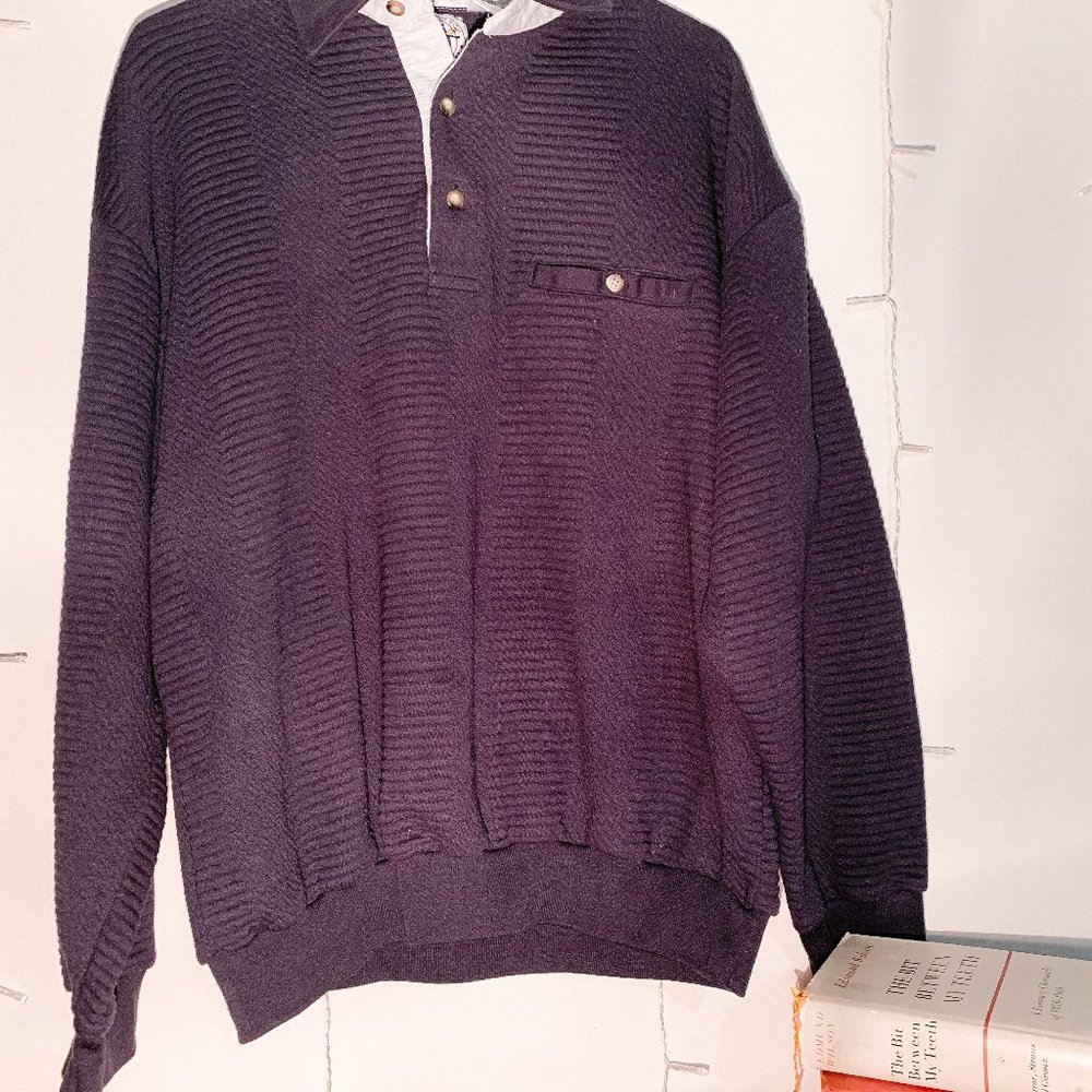 LD-Sport International Blue Collared Shirt